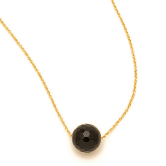 Gorjana Jewelry - Gorjana Black Onyx Power Necklace on GP chain NWT